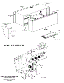 03 - Section3 parts for Ge Air Conditioner A3B588DECS1Y from AppliancePartsPros.com