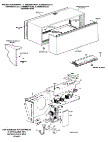 02 - Section2 parts for Ge Air Conditioner A3B589DEAL1Y from AppliancePartsPros.com