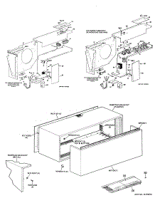 02 - Section2 parts for Ge Air Conditioner A3B668CKCST1 from AppliancePartsPros.com