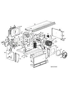 02 - Section2 parts for Ge Air Conditioner A3B688CKALW1 from AppliancePartsPros.com