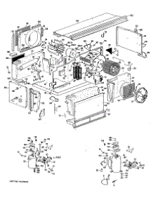 02 - Section2 parts for Ge Air Conditioner A3B689CKCS2Y from AppliancePartsPros.com