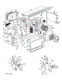 02 - Section2 parts for Ge Air Conditioner A3B788CKCS2Y from AppliancePartsPros.com