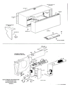 02 - Section2 parts for Ge Air Conditioner A4B568DAAL2Q from AppliancePartsPros.com