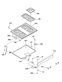 02 - Section2 parts for Ge Range 14788L0 from AppliancePartsPros.com