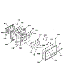 05 - Section5 parts for Ge Range 24488W0 from AppliancePartsPros.com