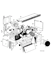 02 - Section2 parts for Ge Air Conditioner A2B548EVASSA from AppliancePartsPros.com