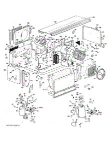 02 - Section2 parts for Ge Air Conditioner A2B598ENASQ2 from AppliancePartsPros.com
