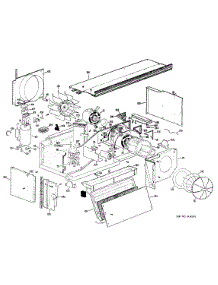 02 - Section2 parts for Ge Air Conditioner A2B658EPESYA from AppliancePartsPros.com