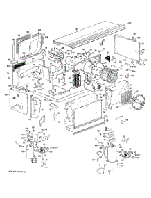 02 - Section2 parts for Ge Air Conditioner A2B693ESASW2 from AppliancePartsPros.com