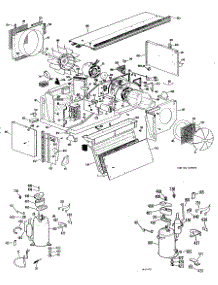 04 - Section4 parts for Ge Air Conditioner A2B778DJES1Y from AppliancePartsPros.com