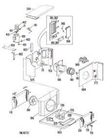 03 - Section3 parts for Ge Air Conditioner ACS18DAX1 from AppliancePartsPros.com