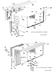 02 - Section2 parts for Ge Air Conditioner AD423DTX1 from AppliancePartsPros.com