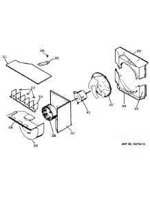 02 - Section2 parts for Ge Air Conditioner AEM14ABV1 from AppliancePartsPros.com