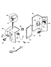 03 - Section3 parts for Ge Air Conditioner AEM14ABV1 from AppliancePartsPros.com