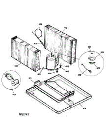 04 - Section4 parts for Ge Air Conditioner AEM14ABV1 from AppliancePartsPros.com