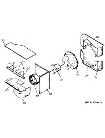 03 - Section3 parts for Ge Air Conditioner AEM15DAV1 from AppliancePartsPros.com