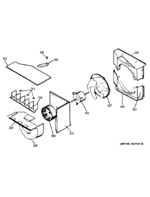 03 - Section3 parts for Ge Air Conditioner AEM15DBV1 from AppliancePartsPros.com