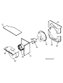 03 - Section3 parts for Ge Air Conditioner AEM18DBV1 from AppliancePartsPros.com