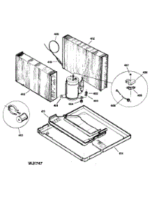 04 - Section4 parts for Ge Air Conditioner AEM18DBV1 from AppliancePartsPros.com