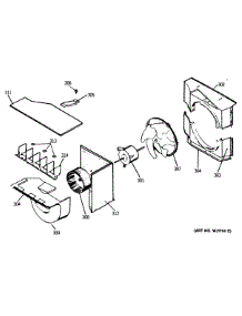 03 - Section3 parts for Ge Air Conditioner AEM23DAR1 from AppliancePartsPros.com