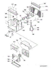 02 - Section2 parts for Ge Air Conditioner AEX08FAM1 from AppliancePartsPros.com