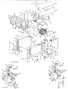 03 - Section3 parts for Ge Air Conditioner AFC12DSW1 from AppliancePartsPros.com