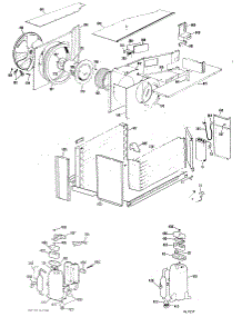 02 - Section2 parts for Ge Air Conditioner AFC15DSE1 from AppliancePartsPros.com