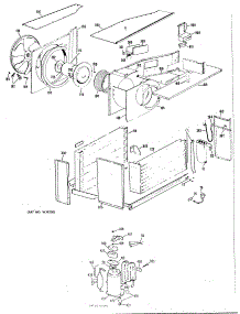 02 - Section2 parts for Ge Air Conditioner AFH12D3W1 from AppliancePartsPros.com