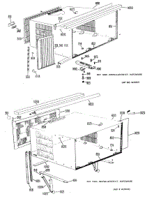 02 - Section2 parts for Ge Air Conditioner AFN13DSW1 from AppliancePartsPros.com