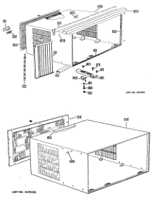 02 - Section2 parts for Ge Air Conditioner AFP12DAW2 from AppliancePartsPros.com