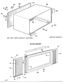 02 - Quick Mount parts for Ge Air Conditioner AJ906LV3A from AppliancePartsPros.com