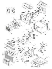 02 - Section2 parts for Ge Air Conditioner AJK08AFV1 from AppliancePartsPros.com