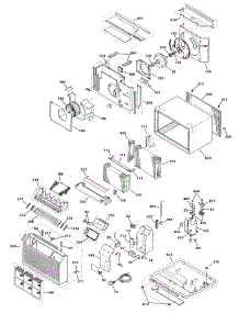 02 - Section2 parts for Ge Air Conditioner AJX08AFV1 from AppliancePartsPros.com