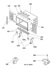 05 - Section5 parts for Ge Air Conditioner ALX14AAM1 from AppliancePartsPros.com