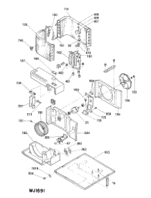 05 - Section5 parts for Ge Air Conditioner AME08FAM1 from AppliancePartsPros.com