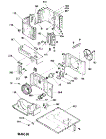 02 - Section2 parts for Ge Air Conditioner AME18DAM2 from AppliancePartsPros.com