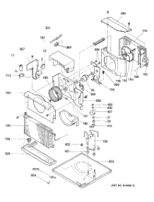 04 - Section4 parts for Ge Air Conditioner AMH12AAM1 from AppliancePartsPros.com