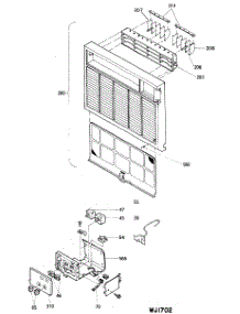 03 - Section3 parts for Ge Air Conditioner AMV06LAM1 from AppliancePartsPros.com