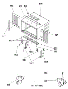 04 - Section4 parts for Ge Air Conditioner AMX12DAM1 from AppliancePartsPros.com