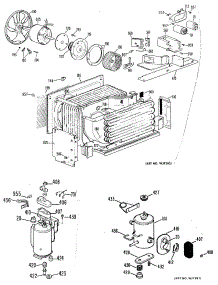 02 - Section2 parts for Ge Air Conditioner AQ810ATW1 from AppliancePartsPros.com