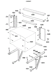 03 - Cabinet parts for Ge Air Conditioner ARS18DBV2 from AppliancePartsPros.com