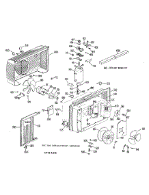 03 - Section3 parts for Ge Air Conditioner ATV04LAB1 from AppliancePartsPros.com