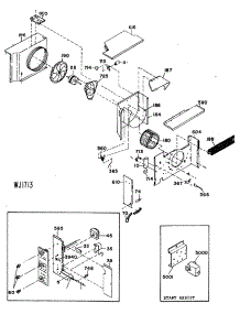 02 - Section2 parts for Ge Air Conditioner AVD14AAX1 from AppliancePartsPros.com