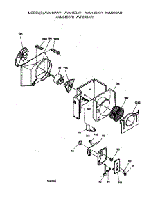 03 - Section3 parts for Ge Air Conditioner AVM15DAV1 from AppliancePartsPros.com