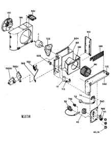 02 - Section2 parts for Ge Air Conditioner AVS08FAC1 from AppliancePartsPros.com