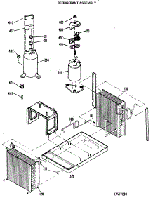 03 - Refrigerant Assembly parts for Ge Air Conditioner AVX10AAX1 from AppliancePartsPros.com