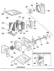 03 - Section3 parts for Ge Air Conditioner AVX18DBM1 from AppliancePartsPros.com