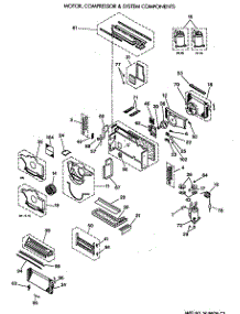 02 - Motor, Compressor & System Components parts for Ge Air Conditioner AZ21E12D5CV4 from AppliancePartsPros.com