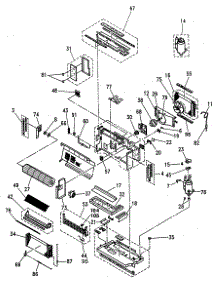 02 - Section2 parts for Ge Air Conditioner AZ26E15EACV1 from AppliancePartsPros.com