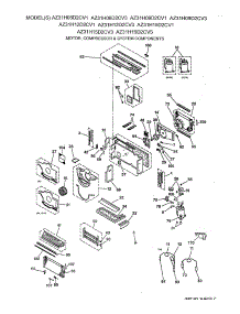 02 - Motor, Compressor & System Components parts for Ge Air Conditioner AZ31H09D2CV1 from AppliancePartsPros.com